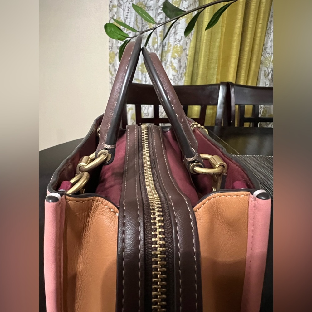 Coach Rogue 17 in Colorblock Handbag Crossbody Bag - Picture 6 of 14